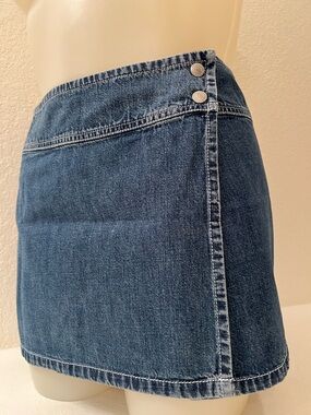 Polo Ralph Lauren Denim Wrap Skirt 28Wx14.5L Women's Size 10 US, 14 UK,12 EU